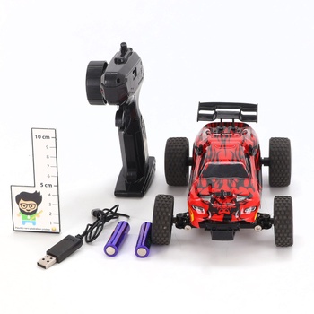Auto na diaľkové ovládanie Tecnock, mierka 1:18, RC auto s pohonom 2 kolies (2WD) s rýchlonabíjaním
