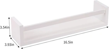 Dětská knihovna, plovoucí nástěnné police 41,5 cm, sada 3 kusů, dekorace pro miminka a dětské