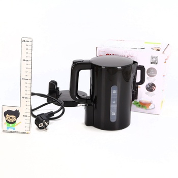 Kanvica Clatronic® 1 l | 900 W | Bez BPA | Ovládanie jednou rukou | Ukazovateľ hladiny vody | Ochrana