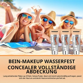 Vodeodolný make-up na telo a nohy, Zdokonaľujúce krytie tela na nohy, Vodeodolný make-up na