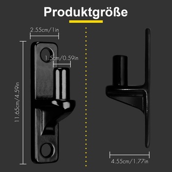 2 litinové panty na bránu, železné nástěnné panty pro farmy, pletivové ploty – jednodílné, odolné