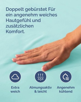 Napínacie prestieradlo 120x190 - Napínacie prestieradlo z mikrovlákna 40 cm (16