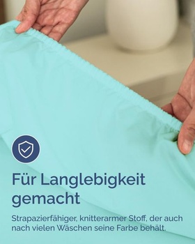 Napínacie prestieradlo 120x190 - Napínacie prestieradlo z mikrovlákna 40 cm (16