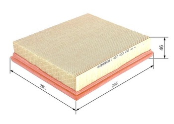 Vzduchový filter BOSCH 1457433751