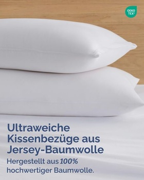 Obliečka na vankúš 30x50cm, sada 2 kusov - 100% džersejová bavlna 140 g/m² - Obliečka na vankúš a