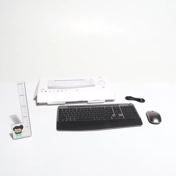 Bezdrátová myš a klávesnice JOYACCESS, podsvícená, bezdrátová, s držákem na telefon, dobíjecí, s
