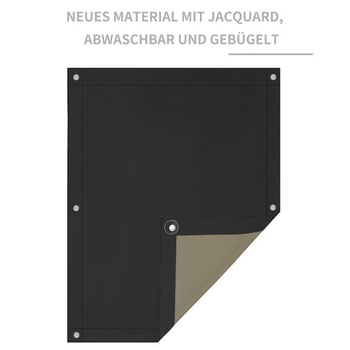 WOLTU Thermo strešná roleta bez vŕtania čierna 96x93 cm Š96 x V93 cm čierna
