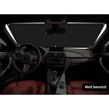 WOLTU Thermo strešná roleta bez vŕtania čierna 96x93 cm Š96 x V93 cm čierna