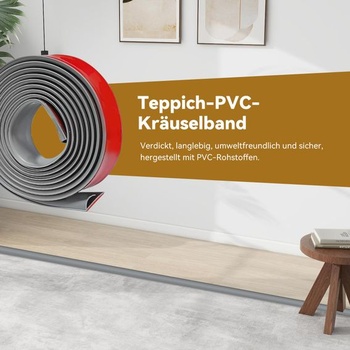 Samolepiaca kobercová lišta ACESOME, PVC prechodový profil, samolepiaci, prechodový pásik na koberec,