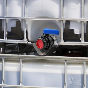 Adaptérový guľový ventil IBC, výpustný ventil IBC S62x6 s hrubým závitom