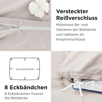 Ložní povlečení Bedsure ELP - USB4KHDR01-V100