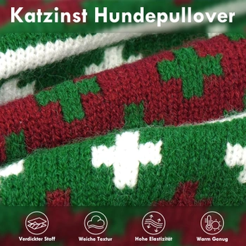 Psí svetr Katzinst 20002MY-Green-XL vel. XL