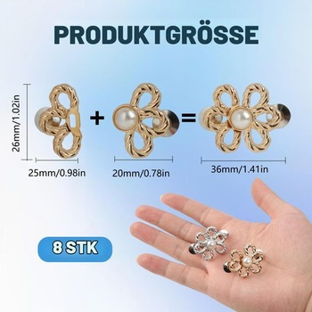 8 párov gombíkov na utiahnutie nohavíc, sťahovacie spony v páse, sťahovacie spony v páse k nohaviciam bez