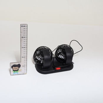 5V dvojhlavý ventilátor do auta TOTMOX
