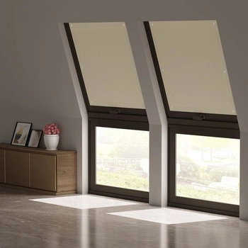 WOLTU Thermo strešná roleta bez vŕtania béžová 48x93 cm Š48 x V93 cm béžová