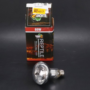 Lucky Herp UVA UVB rtuťová výbojka pro plazy, 80 Watt, R80, E27 šroubovací závit