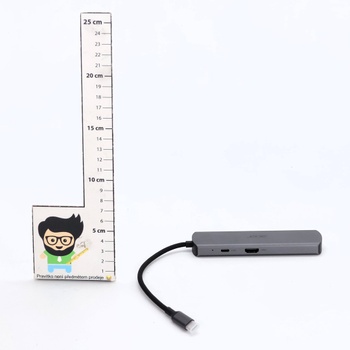 Acer Hub USB-C s Ethernetom 1000 Mbps, HDMI 4K @ 60Hz, 1 USB-C 5 Gbps, 2 USB-A 3.0, Type-C 100W PD,