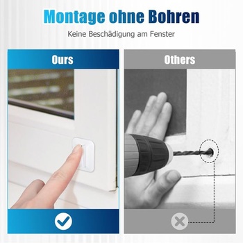 8dielne samolepiace doštičky Ancable s napínacou pätkou pre montáž plisovaných žalúzií bez vŕtania -
