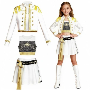 Kostým lovca démonov, dievčenské kostým lovca, anime cosplay kostým s vestou, bundou, kraťasy/sukňou,