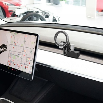 Držiak telefónu NMD&LR pre Model 3 a Model Y, ľahko inštalovateľný magnetický držiak telefónu pre