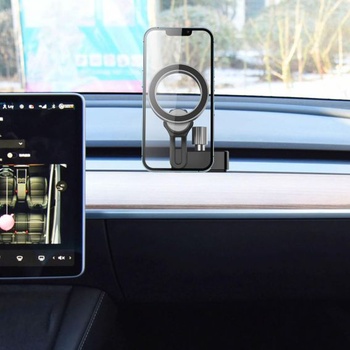 Držiak telefónu NMD&LR pre Model 3 a Model Y, ľahko inštalovateľný magnetický držiak telefónu pre