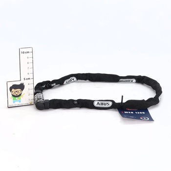 Zámok na bicykel Abus 1200 Web 60cm čierny