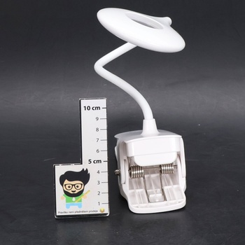 Stolová lampa Akynite, biela, 43 cm