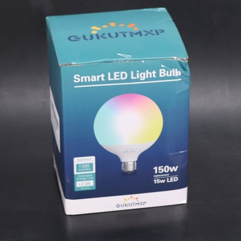 LED žiarovky GUKUTMXP E27, 15W ekvivalent 150W stmievateľné žiarovky, žiarovka kompatibilná s mobilnou