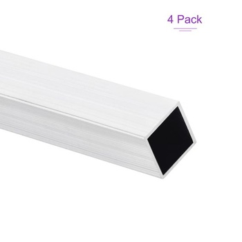 DMiotech 4 kusy v balení 15 mm x 15 mm x 15 mm Štvorhranná rúrka z priemyselného kovu