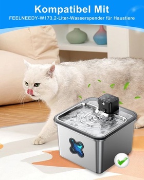Náhradný filter pre mačaciu fontánu Feelneedy FN-W17, 3,2 l, 24 bielych