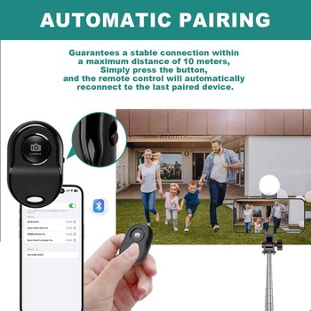 Dálkové ovládání Bluetooth kamery (2 ks), Bluetooth 5.2 se stabilním připojením, kompatibilní s