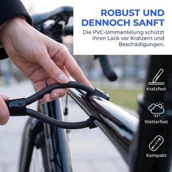 Zámek na elektrickou koloběžku, řetězový zámek na kolo s držákem na kolo