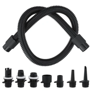 Súprava adaptérov pre nafukovaciu pumpu QWORK®, príslušenstvo k adaptérom pre pumpu SUP so 7 tryskami a