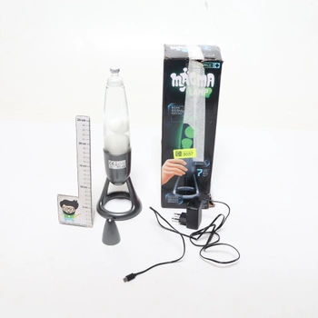 BUKI SP010 - Magma lampa 35 cm s LED diodami 7 barev a automatickou změnou barev – bezpečná kovová
