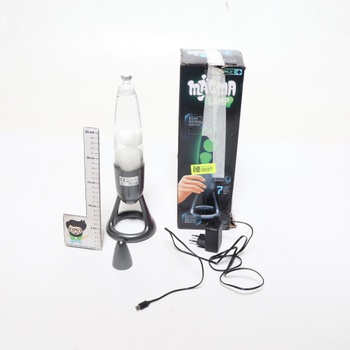 BUKI SP010 - Magma lampa 35 cm s LED diódami 7 farieb a automatickou zmenou farieb - bezpečná kovová