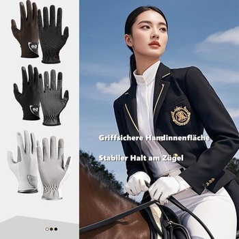 Jazdecké rukavice pre mužov, ženy a unisex, priedušné, protišmykové, celoročné, jazdecké rukavice,