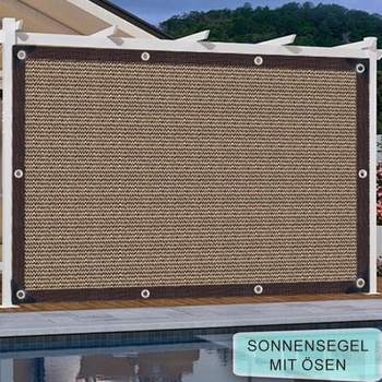 Slnečná sieť s očkami, 80% UV ochrana, vetrolam, tieniaca sieť, slnečná plachta, priedušná tieniaca sieť