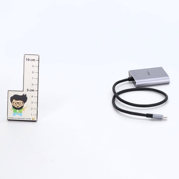 Rozbočovač MST USB-C na duálny DisplayPort, adaptér 2X DisplayPort 1.2 z USB-C na duálny 4K@60Hz