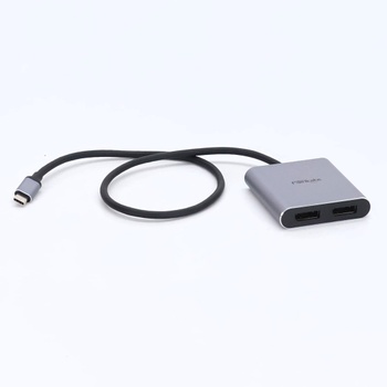 Rozbočovač MST USB-C na duálny DisplayPort, adaptér 2X DisplayPort 1.2 z USB-C na duálny 4K@60Hz
