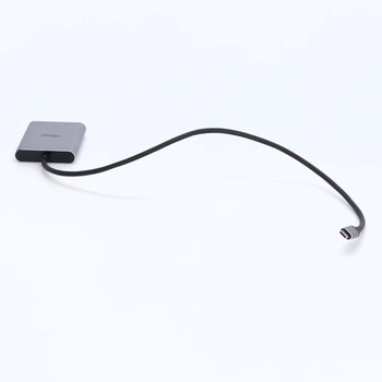 Rozbočovač MST USB-C na duálny DisplayPort, adaptér 2X DisplayPort 1.2 z USB-C na duálny 4K@60Hz