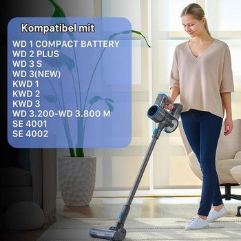 6 vrecúšok do vysávača pre Kärcher KFI 357, kompatibilný s WD3, WD2 Plus, KWD1, KWD2, KWD3 MV3,