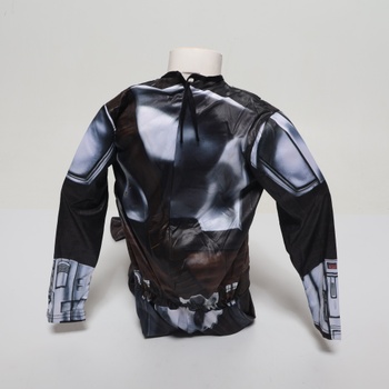 SINSEN Mandalorian kostým pre deti s helmou a pláštenkou, Star Wars filmové prevleky cosplay