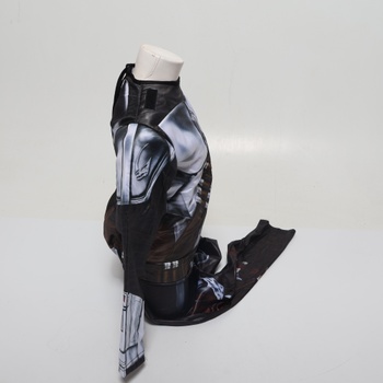SINSEN Mandalorian kostým pre deti s helmou a pláštenkou, Star Wars filmové prevleky cosplay