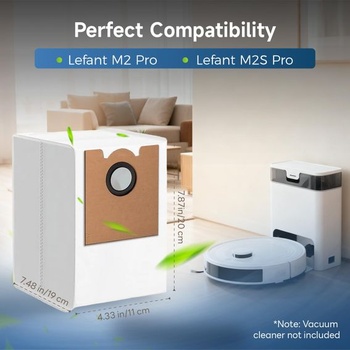 10 náhradných tiel vysávača pre robotický vysávač Lefant M2 Pro / M2S Pro Lefant M2 Pro/M2s Pro