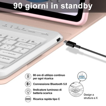 IVEOPPE klávesnica pre Xiaomi Redmi Pad 2 Pro 2025/Pad Pro 2024 12,1 palca, talianska QWERTY