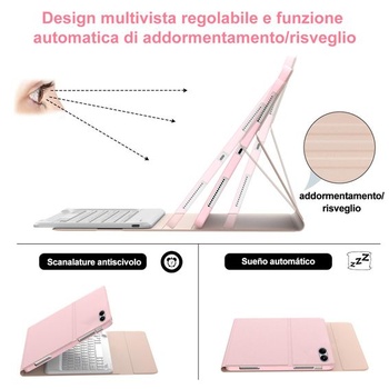 IVEOPPE klávesnica pre Xiaomi Redmi Pad 2 Pro 2025/Pad Pro 2024 12,1 palca, talianska QWERTY
