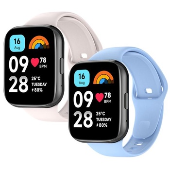 Náramok WD&CD kompatibilný s Xiaomi Redmi Watch 3 Active, mäkký silikón, nastaviteľný fitness