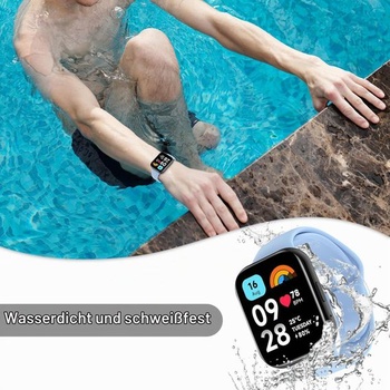 Náramok WD&CD kompatibilný s Xiaomi Redmi Watch 3 Active, mäkký silikón, nastaviteľný fitness