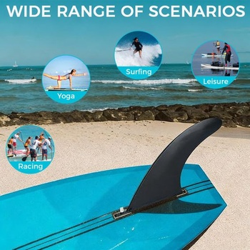9palcová odnímateľná surfová plutva pre SUP dosku/longboard/kajak