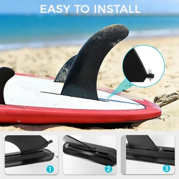 9palcová odnímateľná surfová plutva pre SUP dosku/longboard/kajak